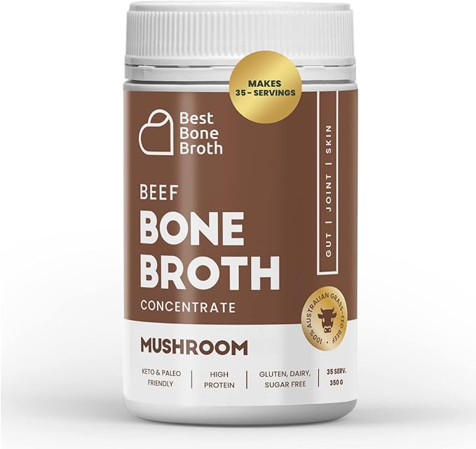 Beef Bone Broth Concentrate with Mushrooms Help Improve Joints, Skin