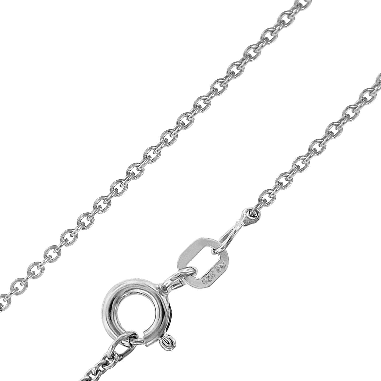trendor Kinder-Halskette Mit Kleinem Kreuz 925 Silber Rhodiniert 28402 | modisches Schmuckstück für Mädchen und Jungen, elegante Geschenkidee,