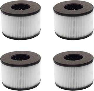 4 Pack 3-in-1 BS-03 Filter Compatible with PARTU and Slevoo BS-03 Air Purifiers