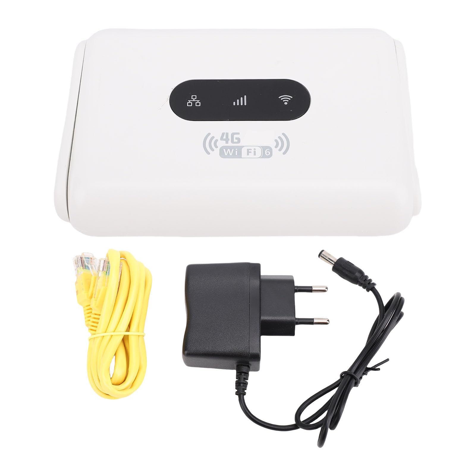 Tosuny Router WiFi 4G LTE Sbloccato con Slot SIM, 300Mbps, per Uso | 4G CPE Wireless Modem Router, Dual Antenna, for Home and Travel