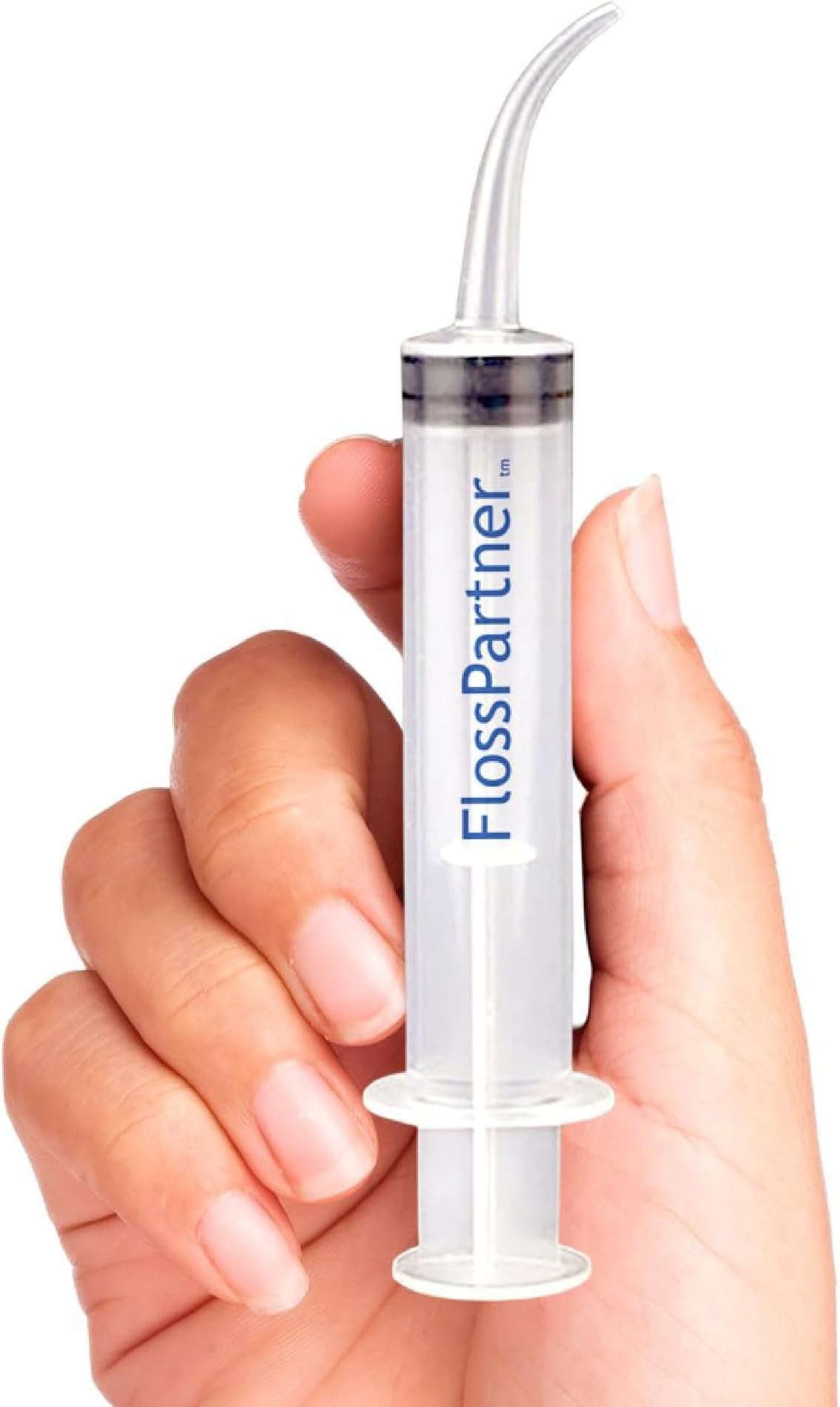 Mini Water Floss Pick by FlossPartner Smallest Portable Pocket Size. Mouthwash or Water. No Charging. Easy Carry Effective Reusable. Teeth Braces Gums Breath. Travel Work School Camping