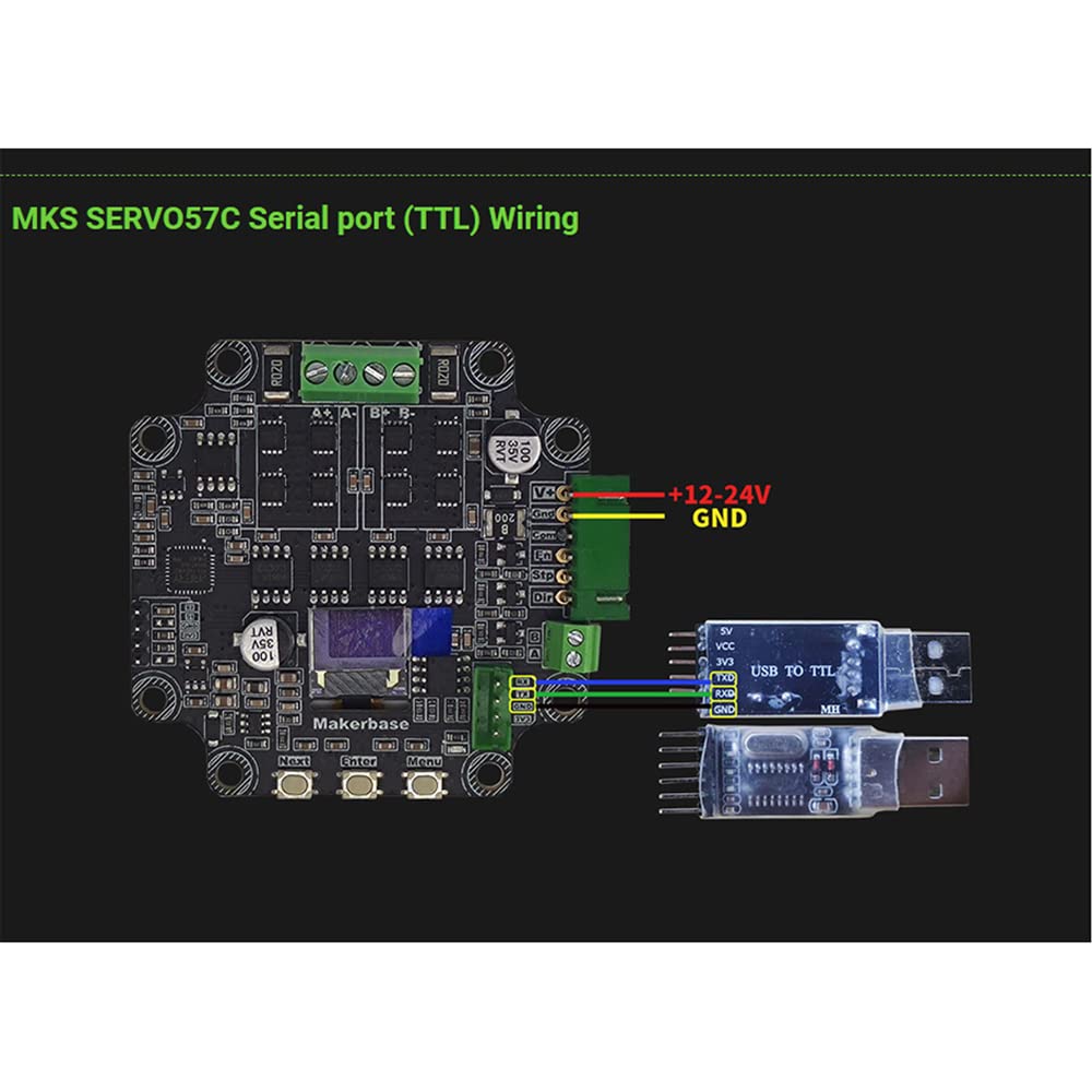 MKS SERVO57C PCBA NEMA23 Closed Loop Stepper Motor Driver Prevent