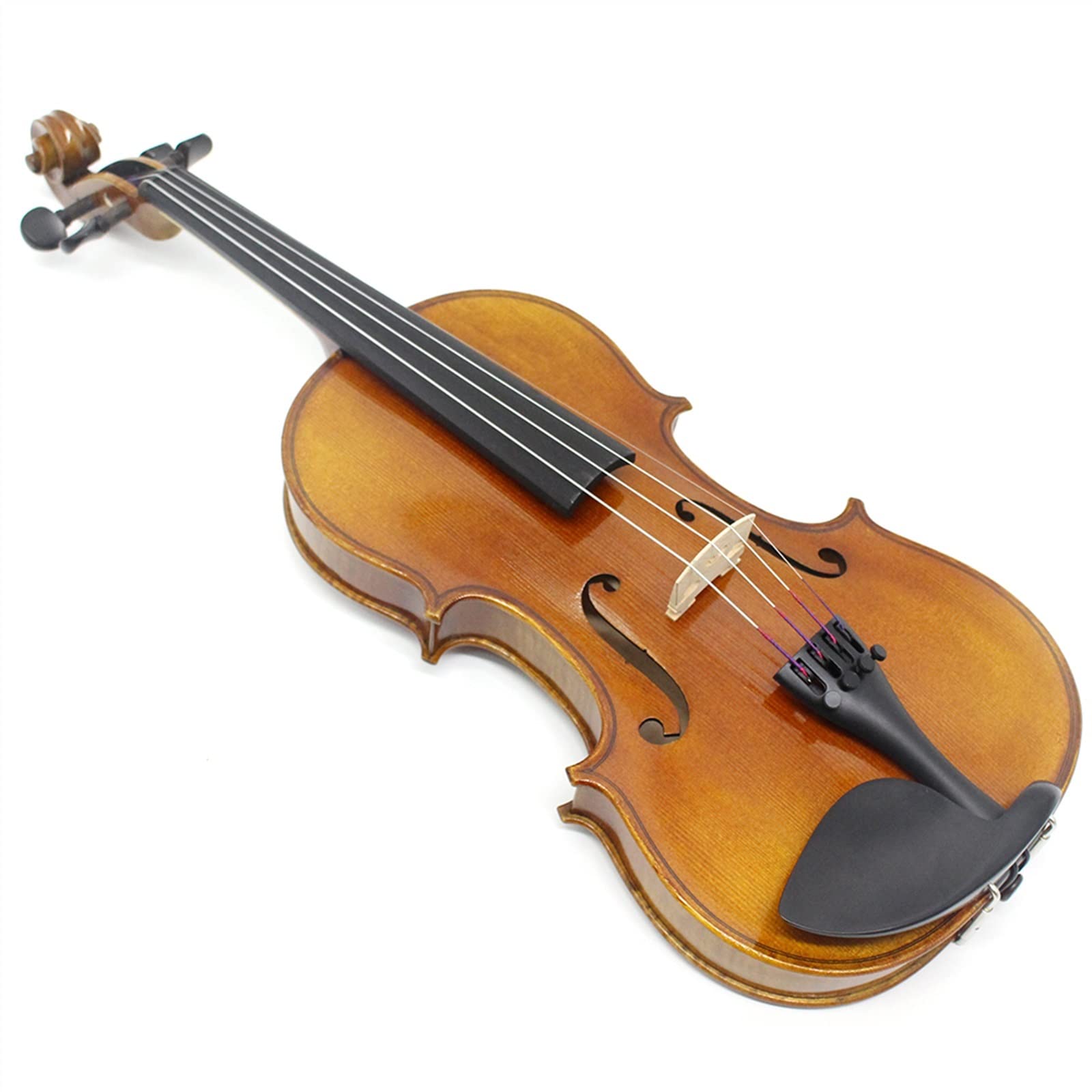 Violini per Studenti Violino A Grandezza Naturale Fatto A Mano Con Custodia Strumento Musicale Professionale Per Violino Per Studenti Professionale Violino (Color : 1/4)