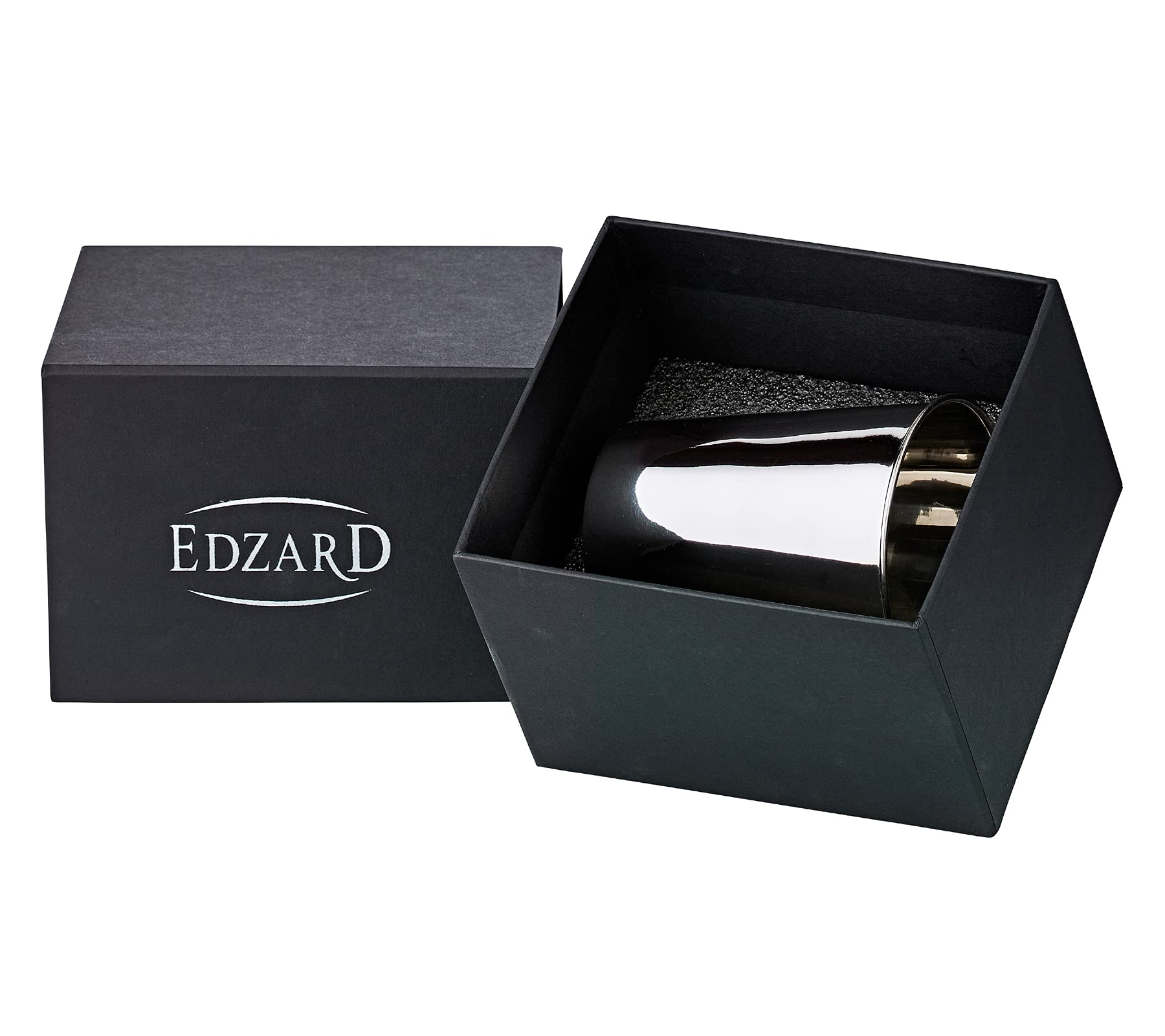 Set Di 4 Tazze In Argento Edzard Mido - Martellato, Placcato Argento, Altezza 10 Cm, Capacità 250 Ml