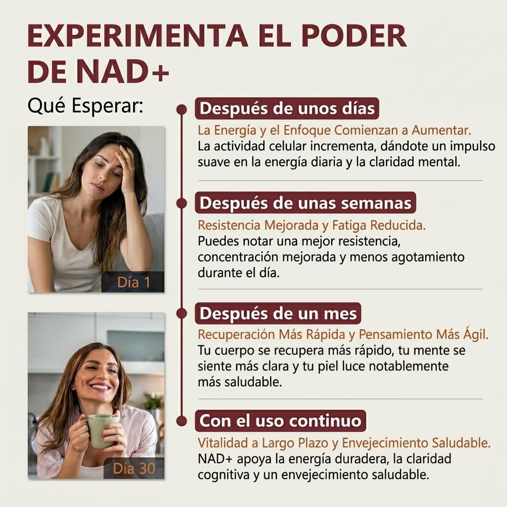 NAD+ Liposomal RiaGev 750mg - 3 meses - Alternativa Premium a NMN, NR, NADH y NAD Resveratrol Puro - Con Nicotinamida y D-Ribosa - Energía, Enfoque y Recuperación Celular