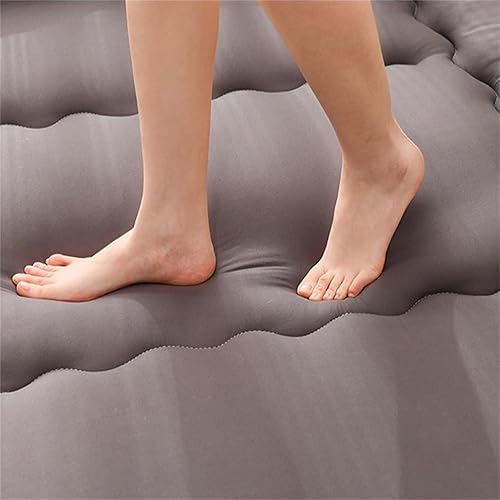 Miniatura 6 de Colchón japonés de 4 pulgadas de grosor, colchón plegable de futón tamaño matrimonial, tapete de tatami enrollable, colchoneta para dormir, tumbona