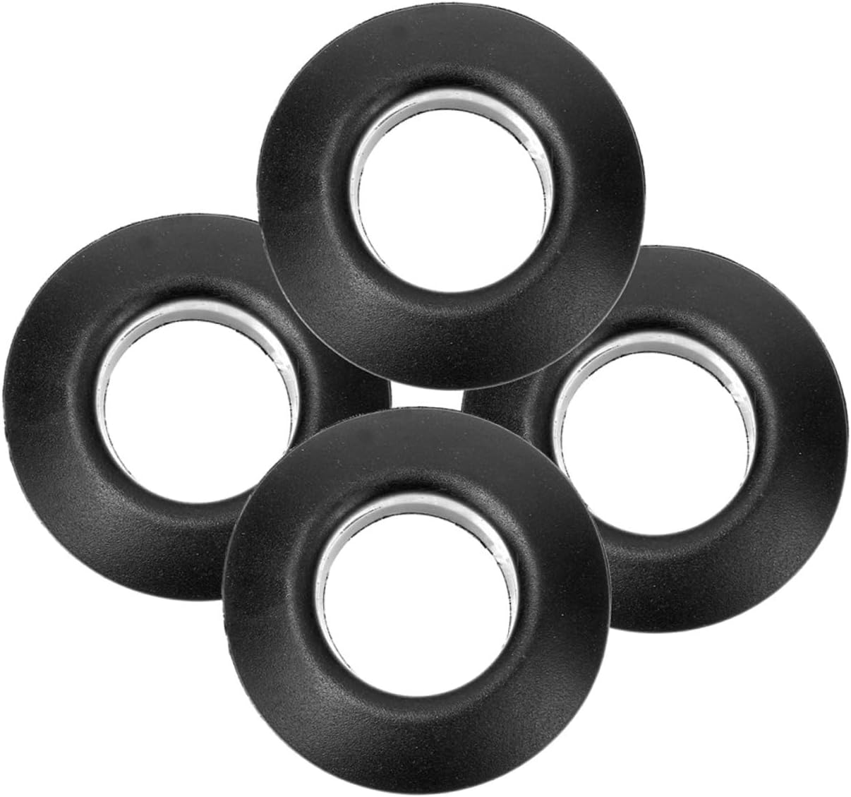 4pcs Kayak Drip Rings for Oar Shaft Replacement, Black TPR