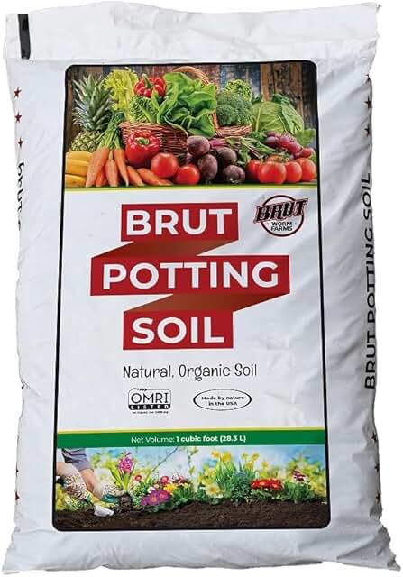 10 Five Gallon Bucket Planter Ideas for Budget Growing 7 Brut Organic Potting Soil – 1CF, Premium Plant Soil with Organic Worm Ca...