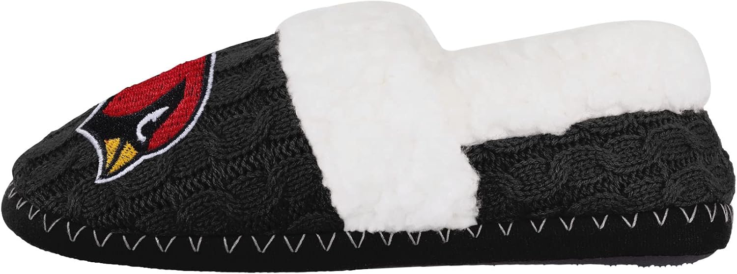 FOCO Women's NFL Team Color Moccasin Slippers : Sports & Outdoors