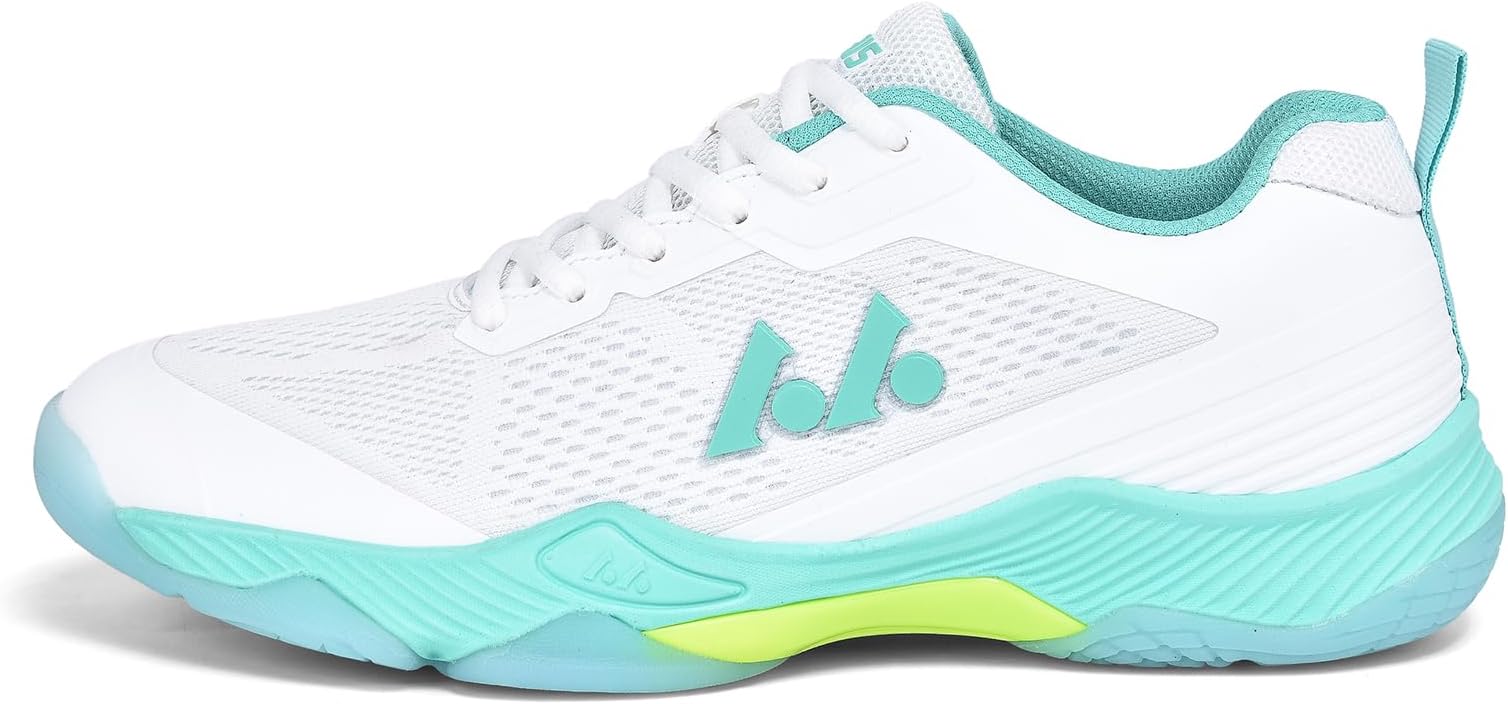 LEFUSWomen's Light 201 Lightweight Non-Marking Pickleball Shoes - Court Shoes for Badminton & Tennis