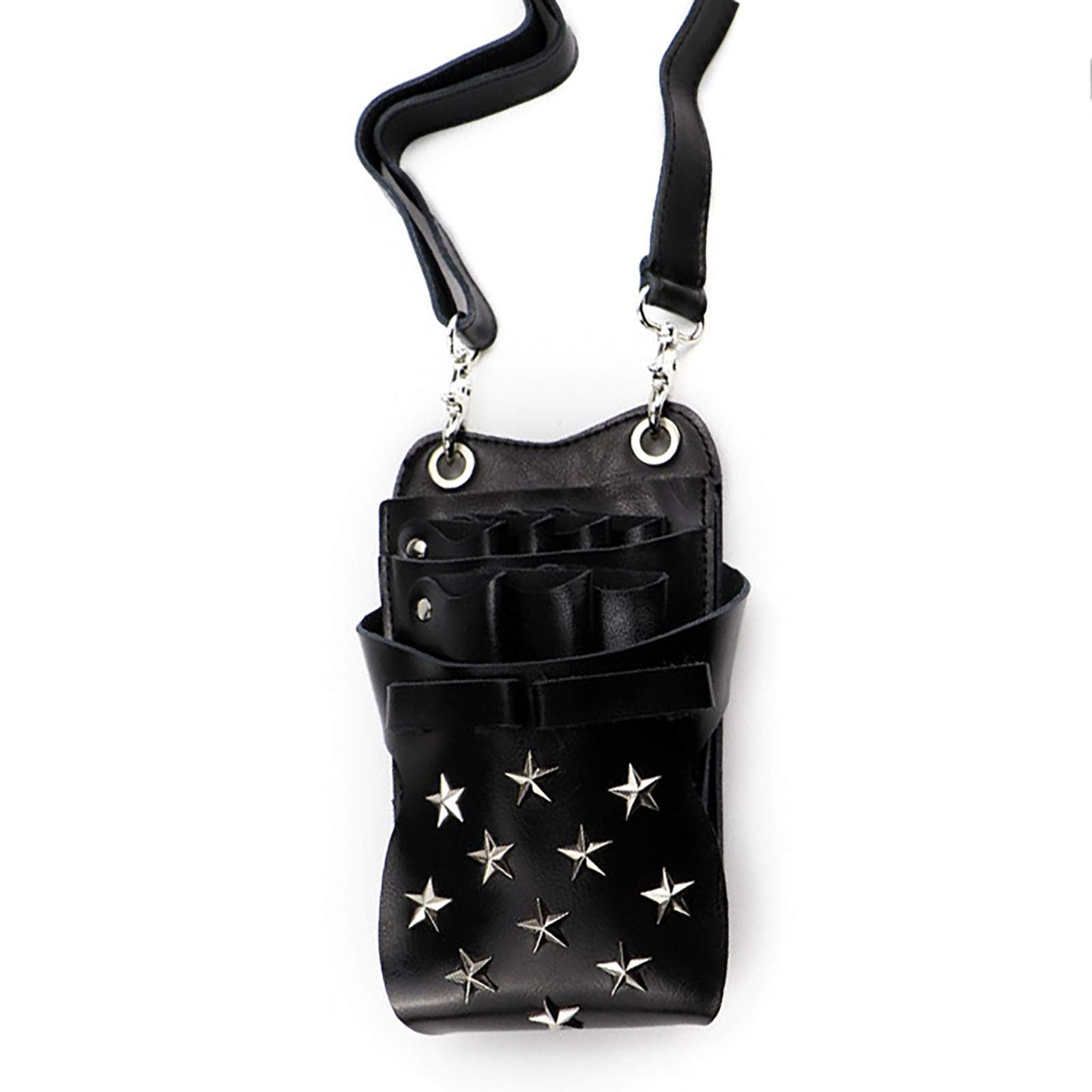 ナルトシザー　7丁　シザーケース　本革　黒 新シザーズケース「7丁入りシザーズケース スター黒」発売 | 新商品