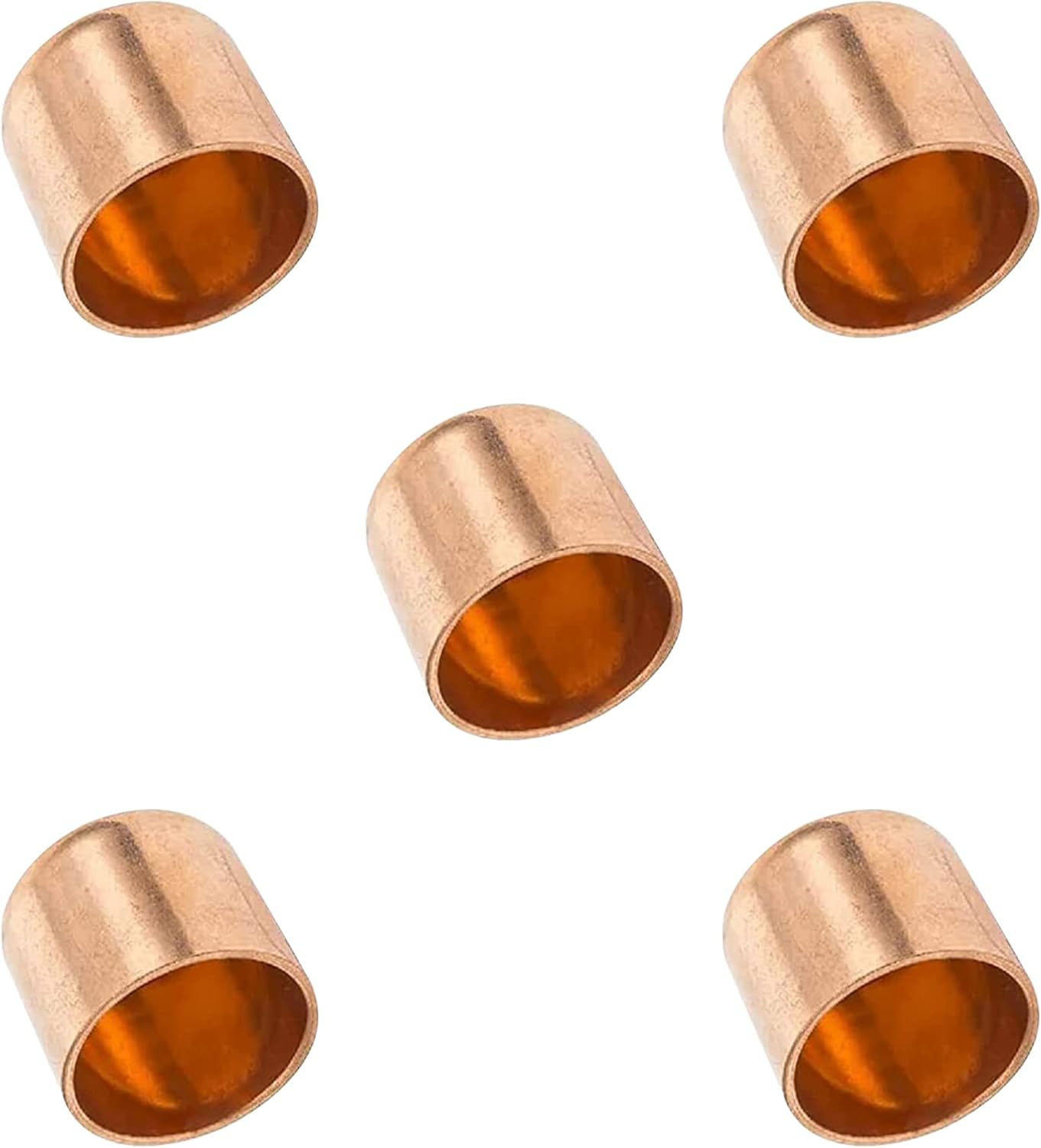 Copper Pipe Stop End Cap Plumbing LeadFree Copper Threaded Pipe End