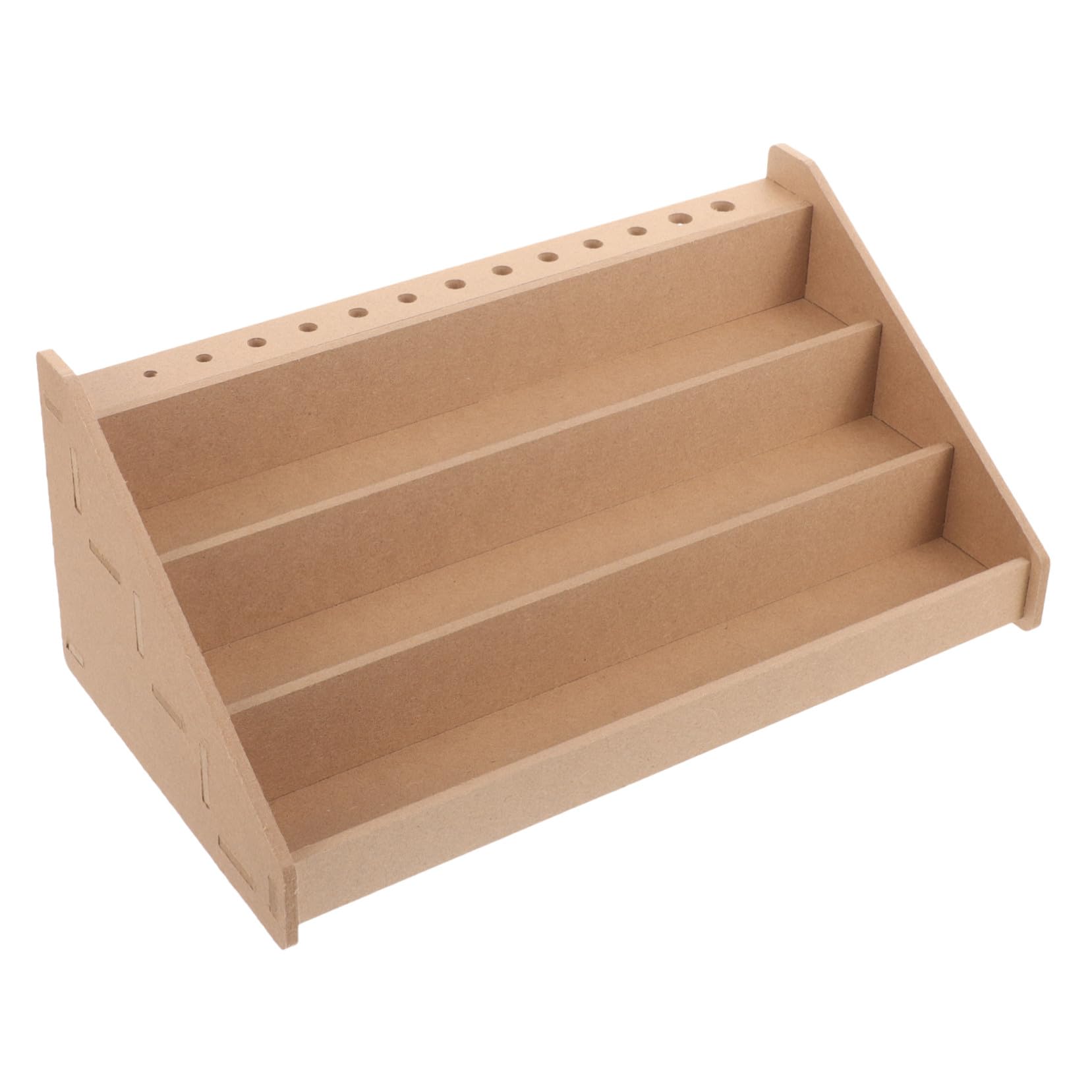 Rangement organisé pour artistes Alipis en bois naturel pour bureau et atelier