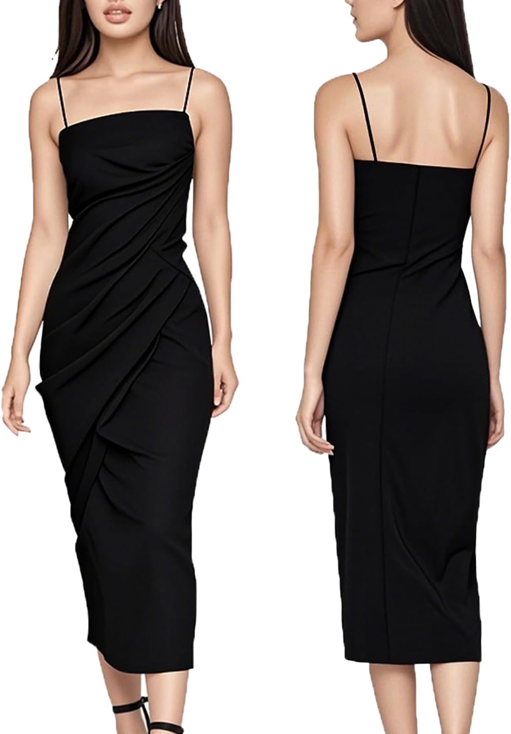 LightlyKiss Women's Bodycon Wedding Guest Dress Formal Cocktail Party Evening Gown - Image 4