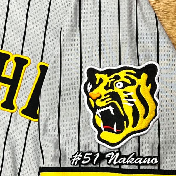 Amazon.co.jp: 阪神 タイガース 刺繍ワッペン 中野 拓夢 ネーム