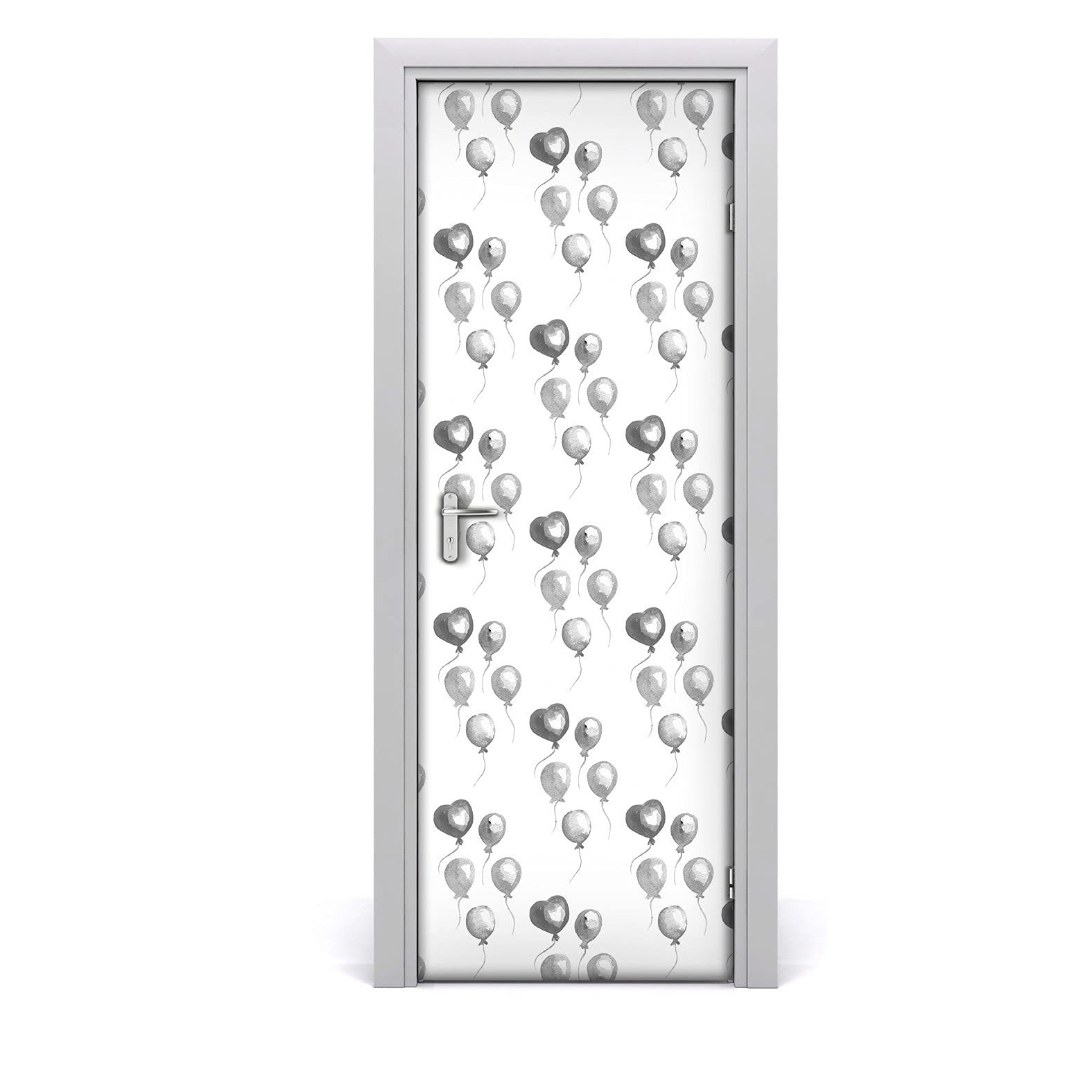 Papier peint sur la porte Coloray 85x200cm autocollant magique design ballons