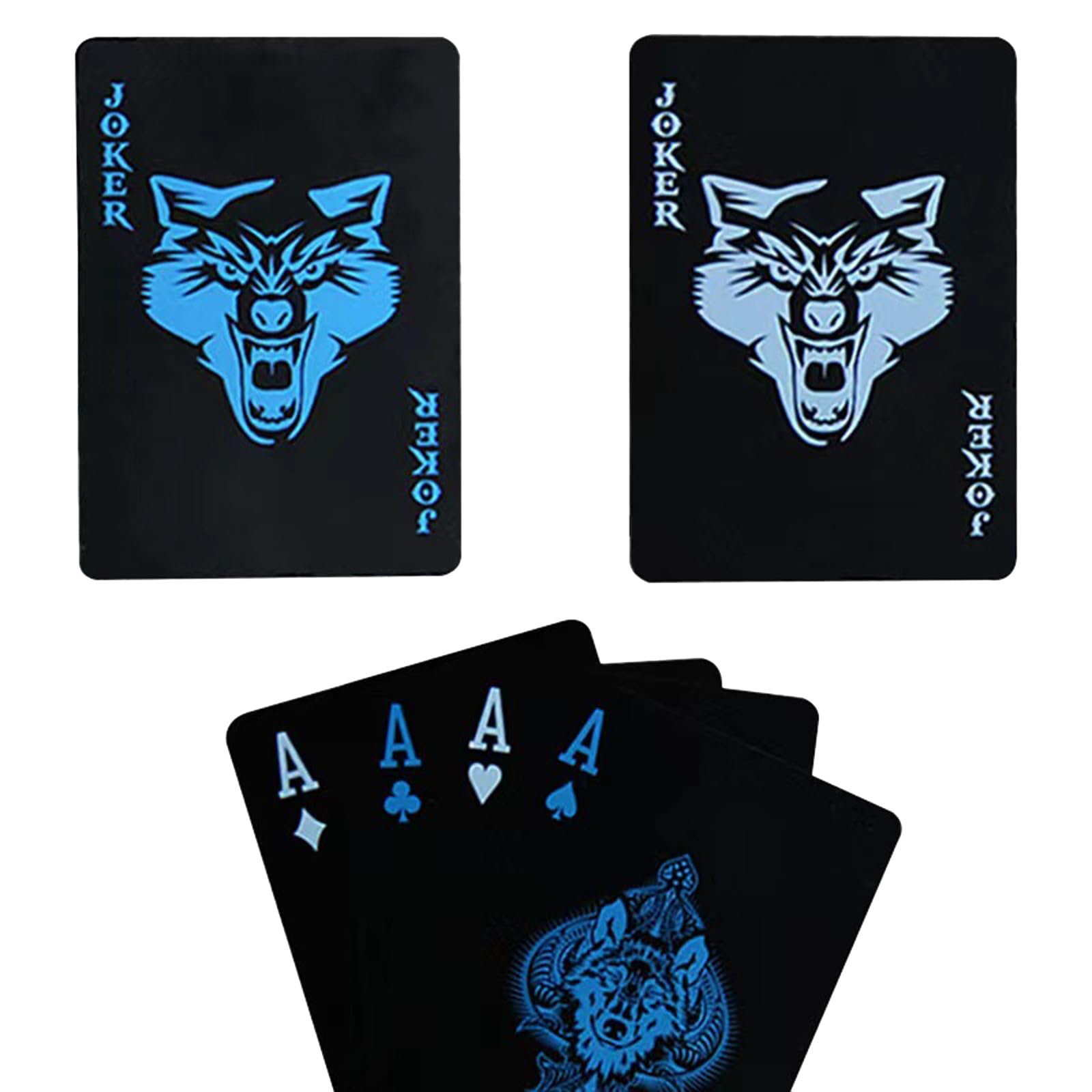 Amazon.co.jp: 防水カードギフトコレクションギャンブル魔法のボードゲームパックカードトランプ 54 カードゲームデッキ PVC : おもちゃ