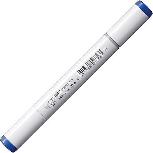 Copic Marcadores B28-Sketch, azul real, 1 unidad (paquete de 1)