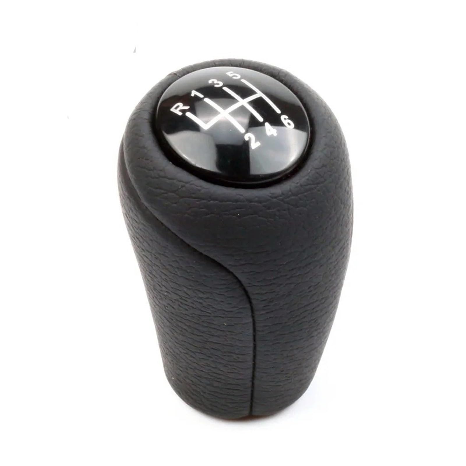Jxewmtmc 6-Speed For Mazda 3 5 6 Cx-7 Mx-5 Leather 5/ Gear Shift Knob Shifter Lever Arm Headball Gear Stick Shift Cover(6-Speed)