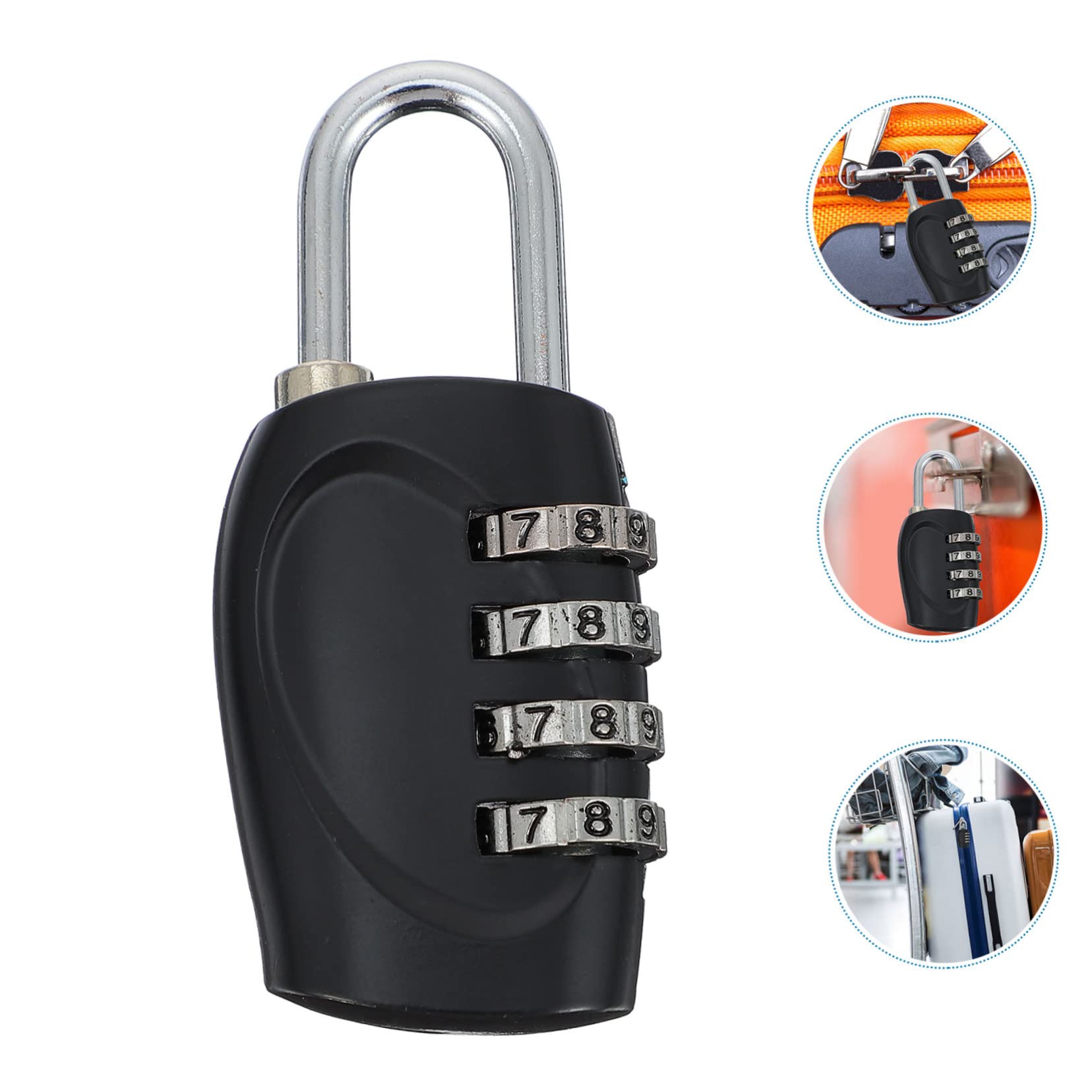 Angoily 6stücke Luggage Locks Stelligem Passwort Robuste Tragbare Vorhängeschlösser Für Koffer Schränke Und Rucksäcke Sicherer Schutz Für Ihre Wertsachen Für Reisen Und