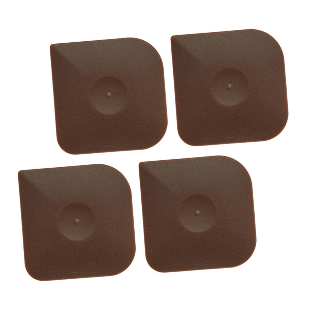 PRETYZOOM 4pcs Plastic Pan Scrapers for Griddle Tools Baking Kitchen Cleaning Supplies