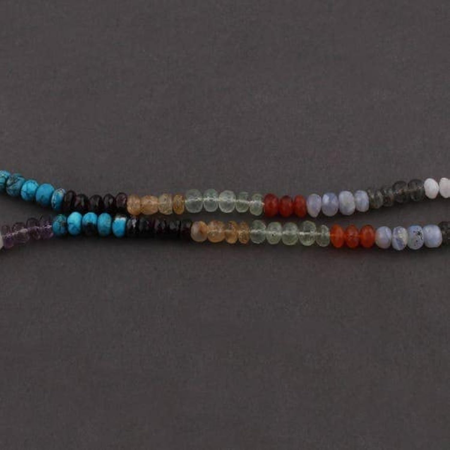 Multi Stone Faceted Rondelles LKBEADS, idéal pour créer vos bijoux d'été personnalisés