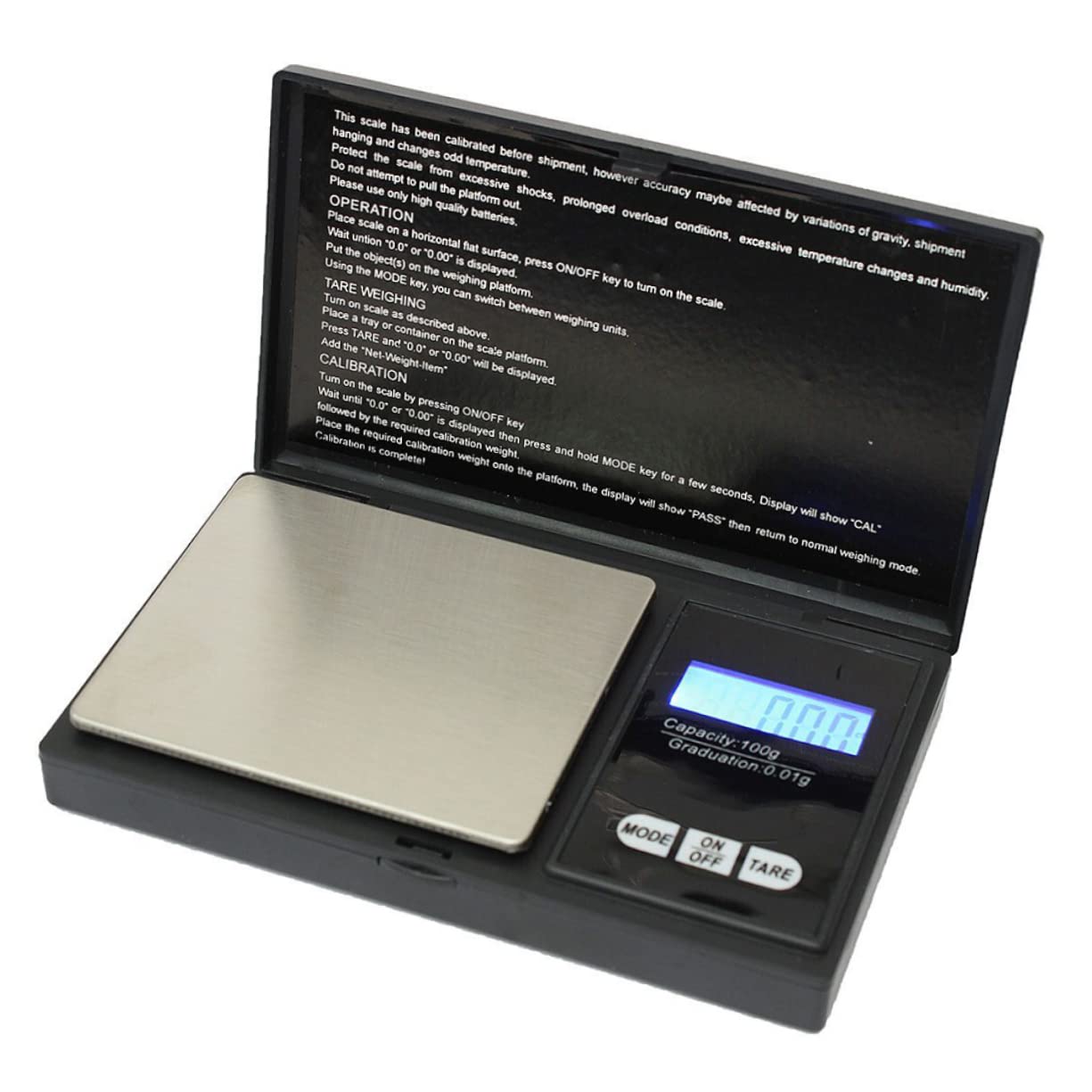 MAGICLULU 3stücke Schmuckwaage Präzisionswaage Digital Tragbare Feinwaage Mit Lcd-display Für Schmuck Münzen Und Materialien Einfache Kalibrierung Und Schutzdeckel