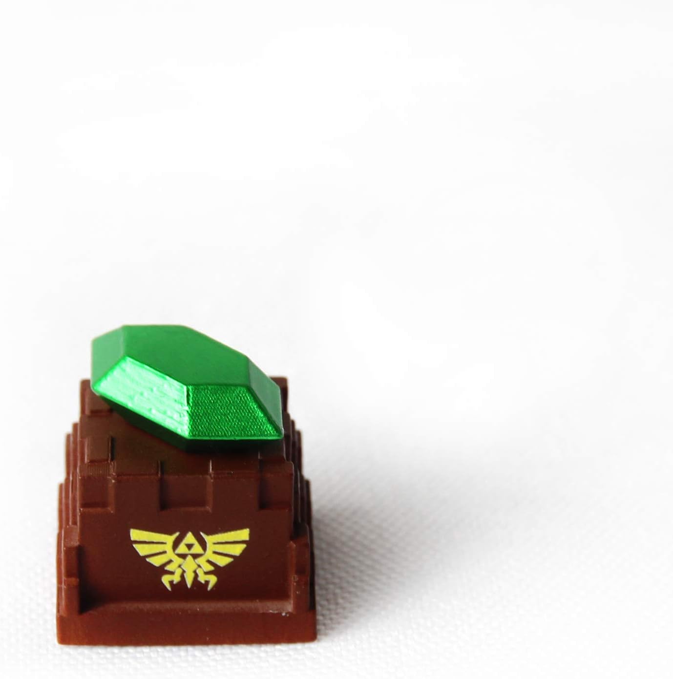 The Legend of Zelda Keycaps for Mechanical Keyboards (Cherry switches) (Green Rupee)