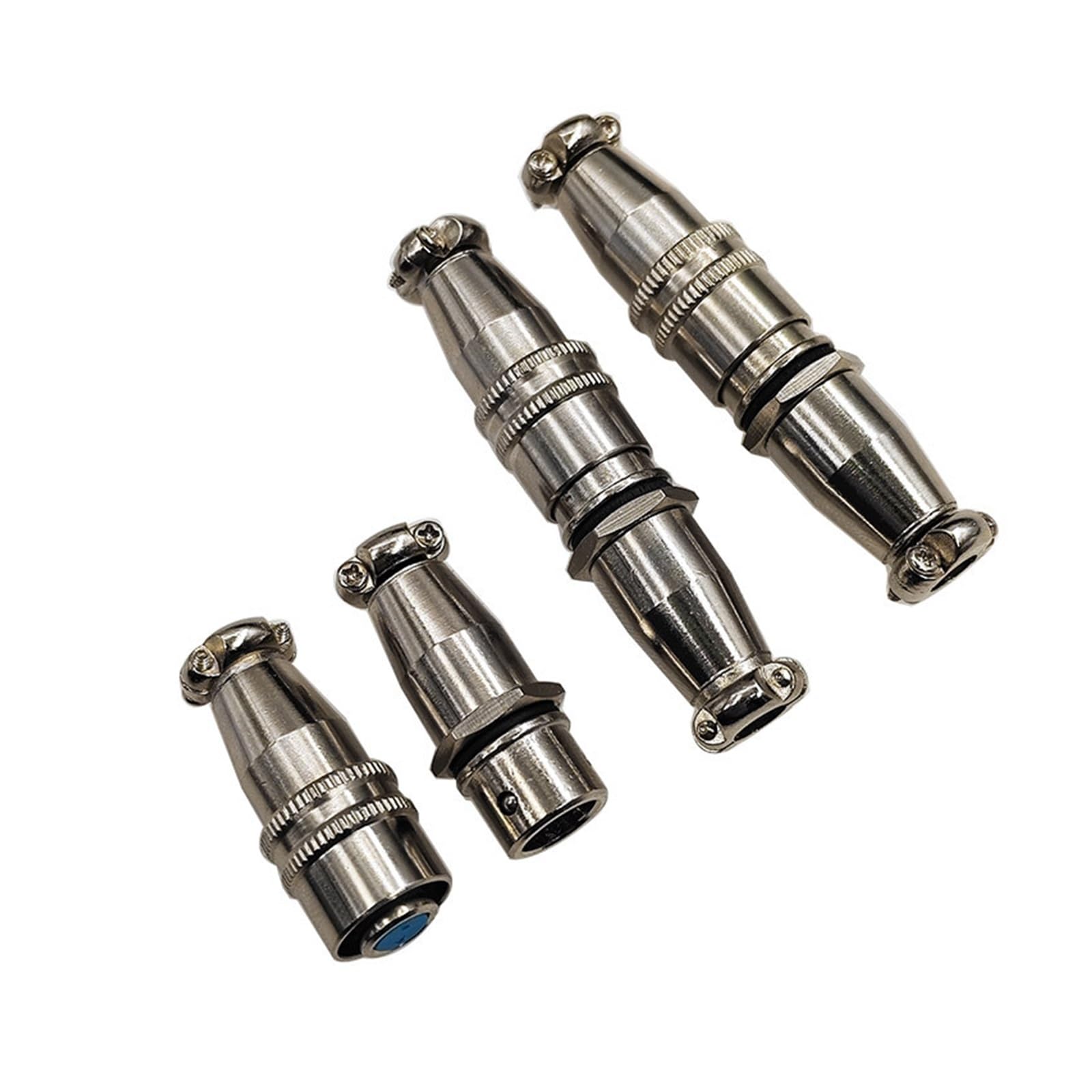 10 szt. XS8J/K samoblokujące małe metalowe złącze lotnicze typu Push-Pull | Wtyczka/gniazdo 2/3/4 rdzenia(4PinDocking 10pcs)