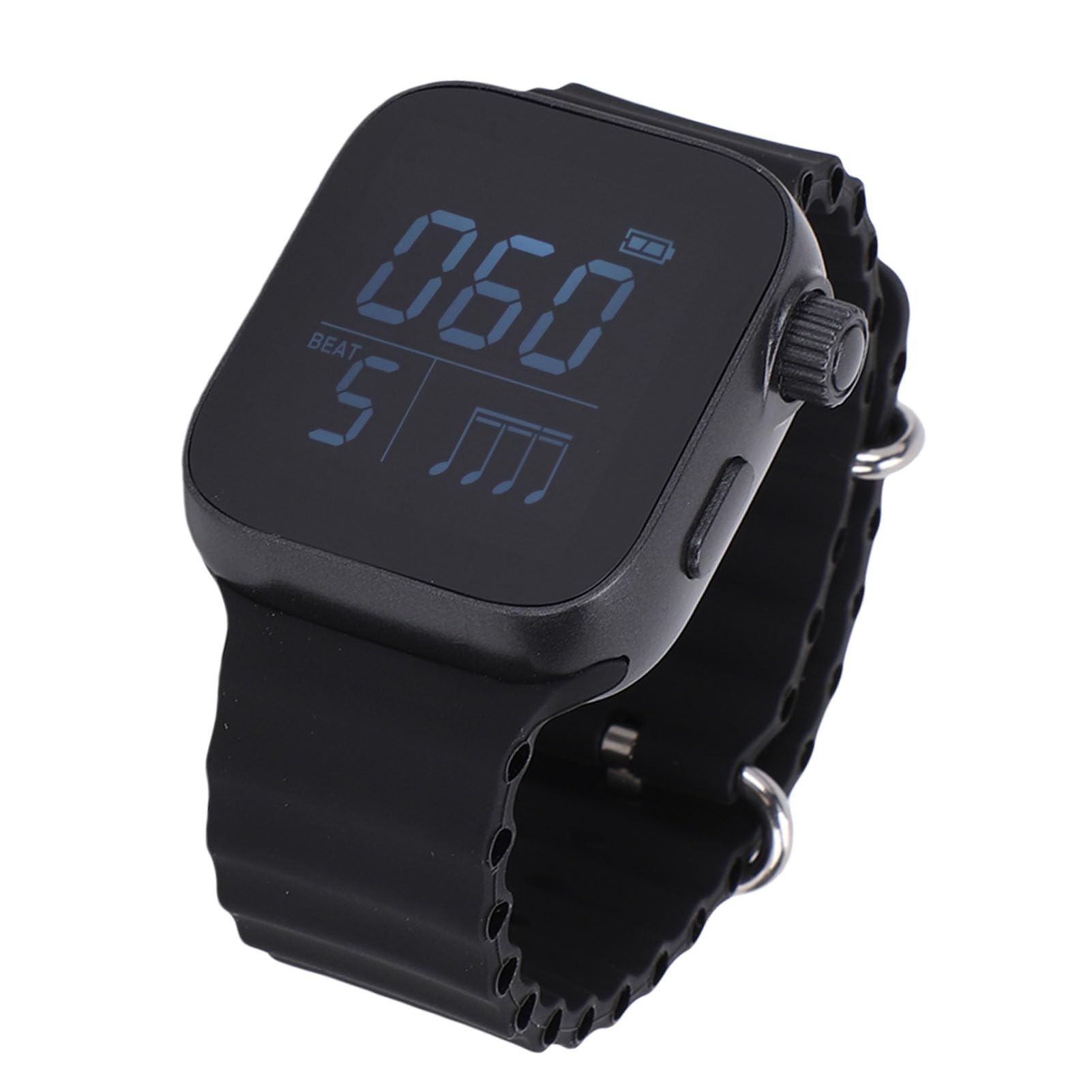 Bewinner Orologio Metronomo Vibrante, Metronomo Elettronico Indossabile Regolabile 40-240 BPM con modalità Sportiva Display LCD Metronomo da Polso Ricaricabile per Musicisti Fitness