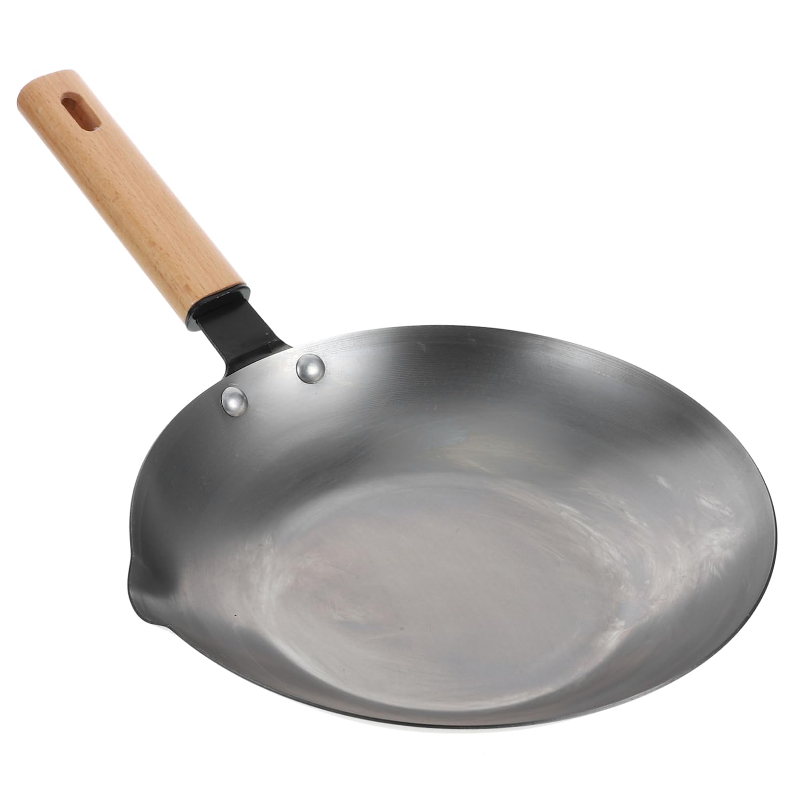 FUNOMOCYA Portable Melting Pan Heavy Duty Metal Pot for Chocolate Cheese Heat-resistant Handle Easy to Clean