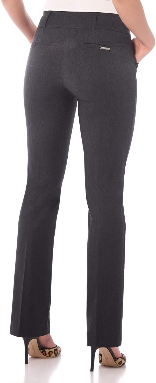 Rekucci Women's Ease into Comfort Classic Bootcut Pant w/Tummy Control - Image 3