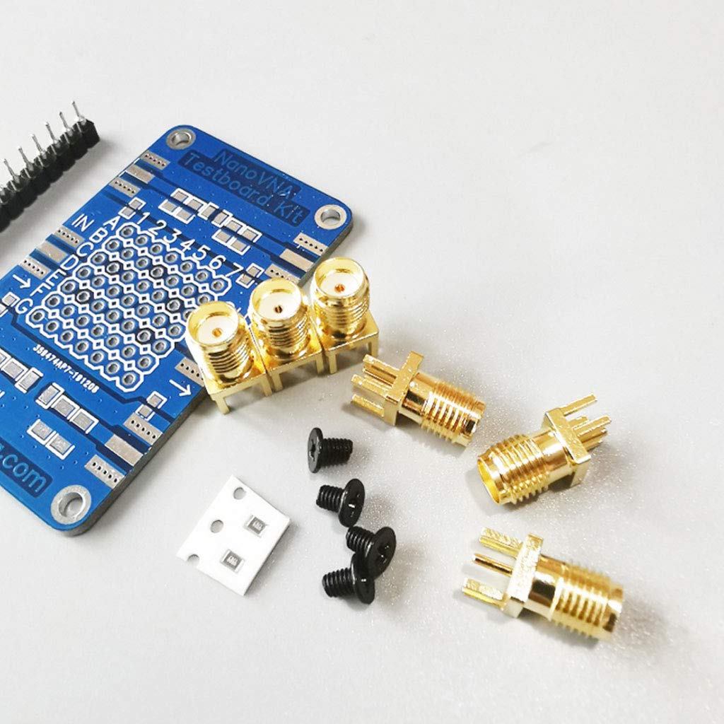 HLLR Power Strips NanoVNA Testboard Kit Analizador de vectores Tablero de Prueba Web VNA RF Demo Set Tool