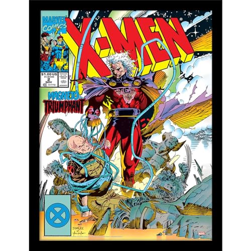 X-Men Triumphant Comic Magneto Print (40cm x 30cm) (Multicolored)