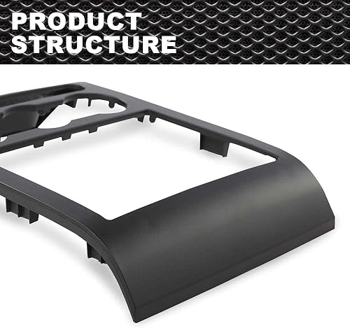 Miniatura 6 de Dash Radio Climate Bisel Central Panel Compatible con Ford F150 2004, 2005, 2006, 2007, 2008, Negro