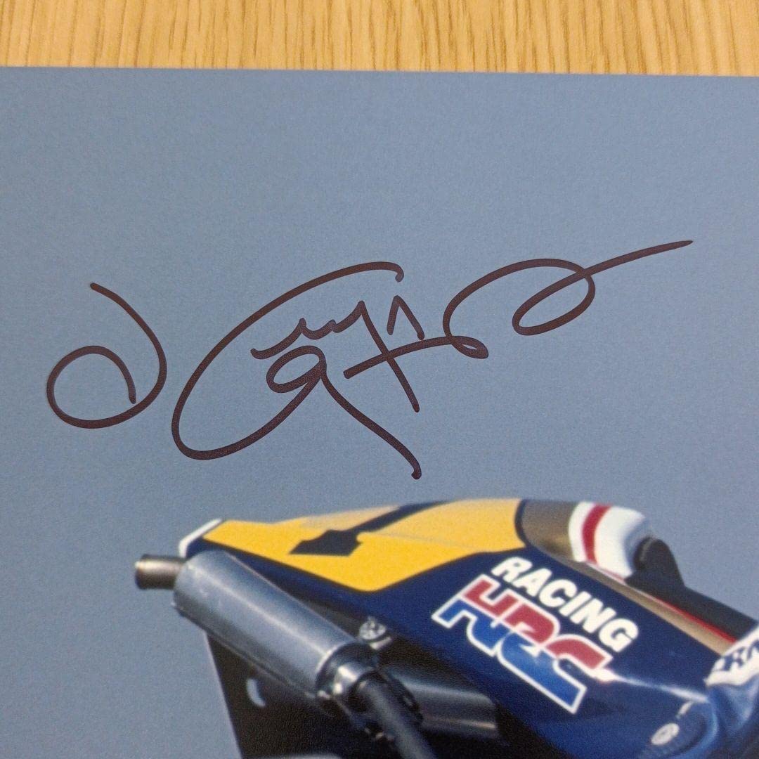 Amazon.co.jp: ②オートバイレーサー ワインガードナー 直筆