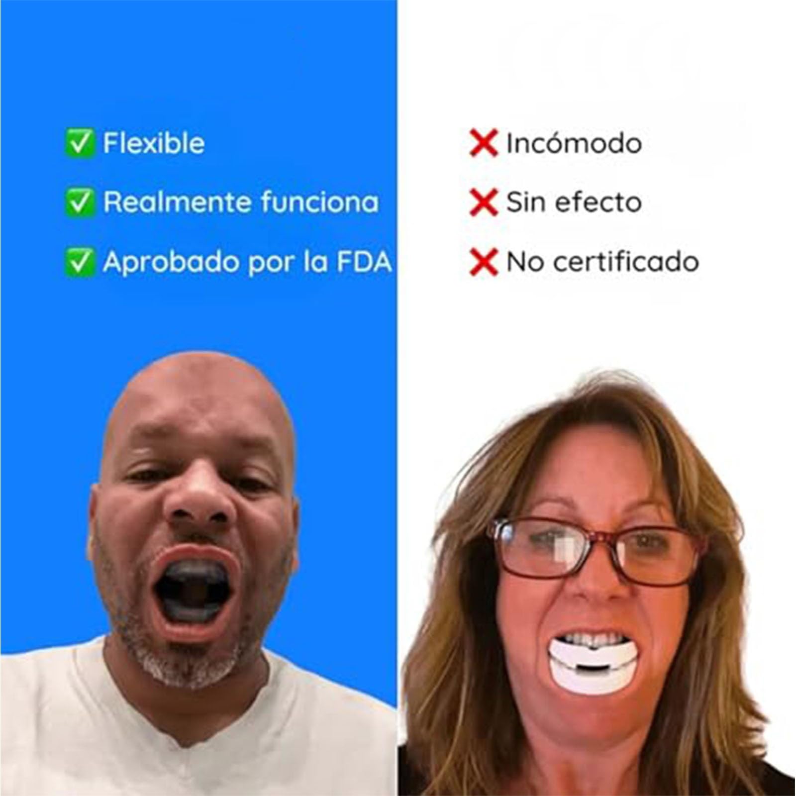 Syruna - Férula Bucal, Syruna Boquilla Antironquidos, Protector Bucal Antirronquidos Para Dormir, Dispositivo Anti-Ronquidos Suave Y Eficaz, Silencio Nocturno Para Un Descanso Reparador(1pc) — view 4