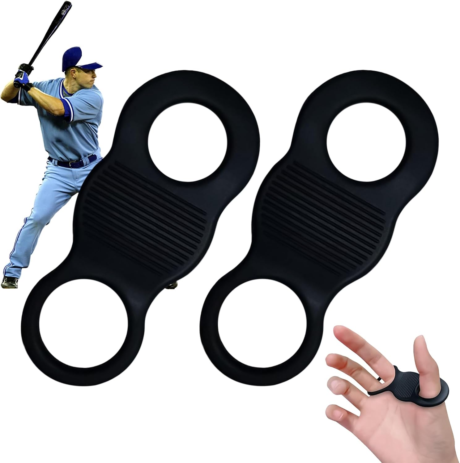 Thumb Protector 2 Pieces Shock Absorbing Silicone Soft Protection | Baseball Thumb Guard for Athletes Softball Training Game Practice Outdoor Contest