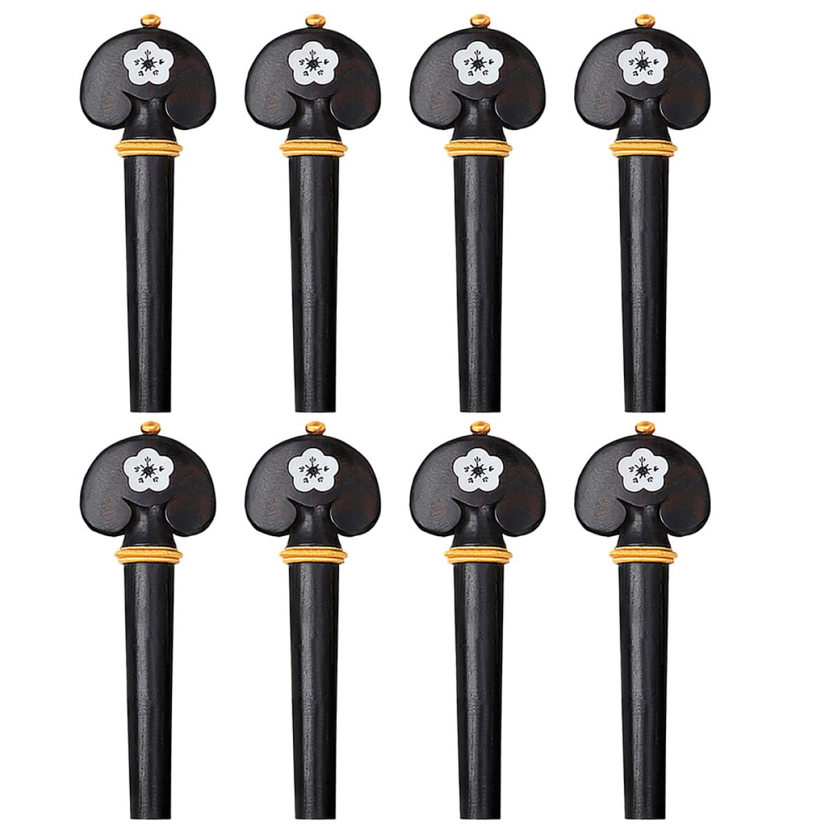 de Afinación y Accesorios de Violín para Violín 4/4 de Madera Negra, 8 Piezas Fáciles de Instalar para Mantenimiento