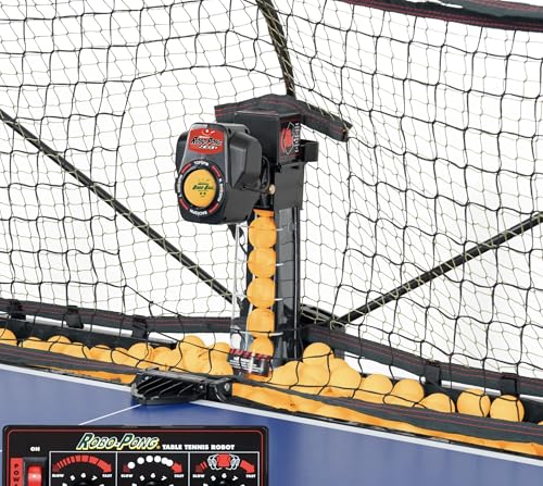 Table Tennis Robot - Robo-Pong 2040+ Original Inventor of Ping Pong Robot Since 1972, USA Designed...