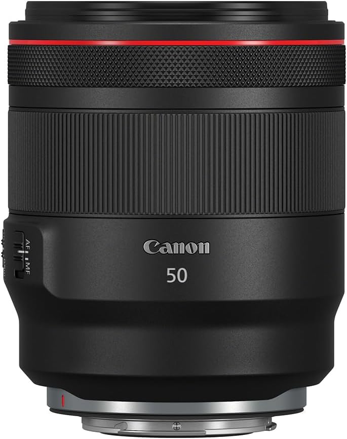 Canon RF 50mm F1.2L USM Lens - L-series Prime Lens | Weatherproof | High Low-Light Performance | Portrait, Weddings, Street Photography | Canon EOS R Compatible