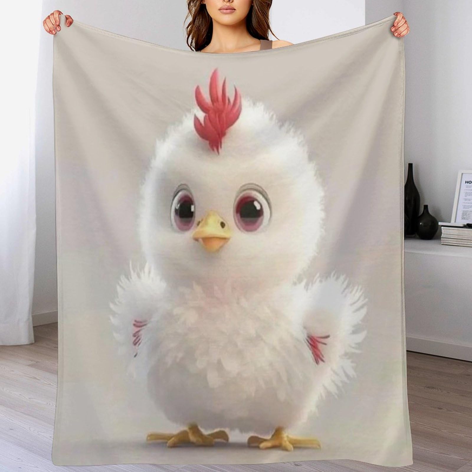 Couverture polaire chaude et confortable en flannel imprimé pour chambre et salon