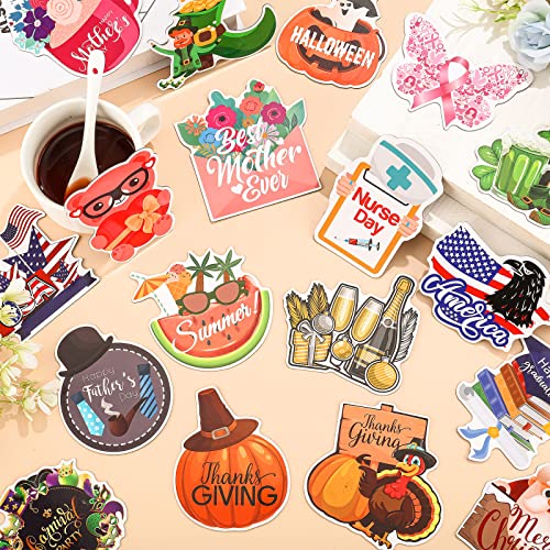 30 imanes decorativos de festividades para refrigerador miniatura 4