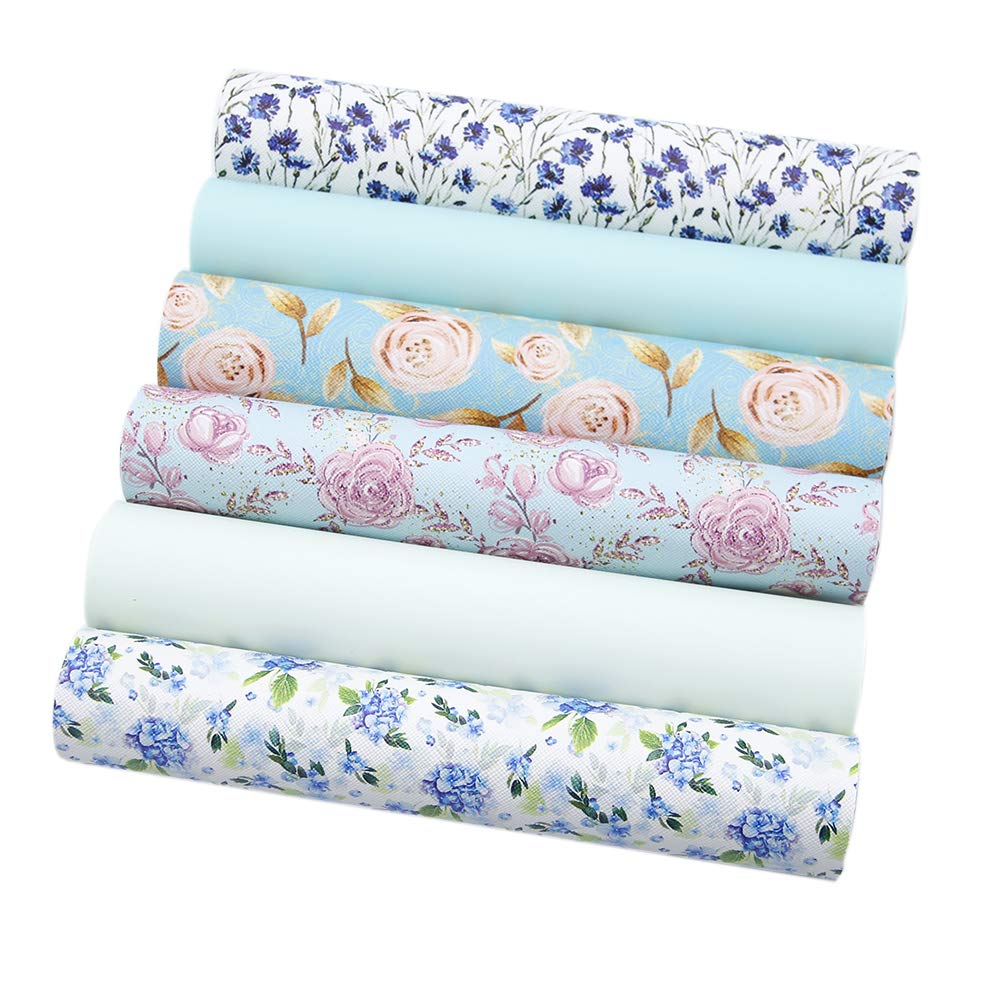 Amazon | David accessories 鮮やかな花柄 花柄 20cmx34cm 6枚セット