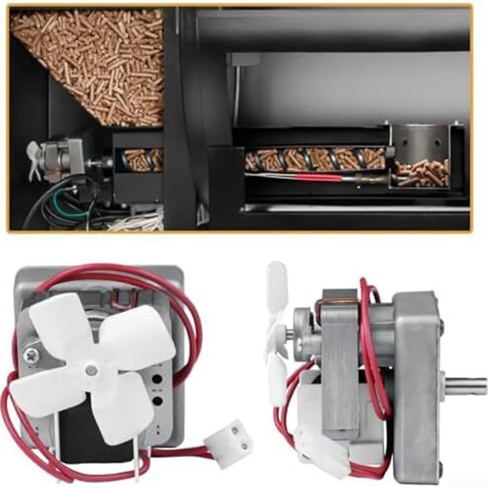 Moteur De Barbecue Pour Tourne Broche, Moteur D'alimentation Pour Barbecue - Rôtisseries Pour Grills À Granulés Remplace Le Moteur Theauger De 220 V, 50 Z 1,5/1,8/2,0 Tr/min(2.5rpm)