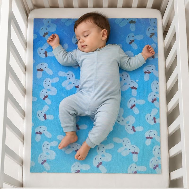 Premium Baby Changing Mat | Waterproof Nappy Pad | Reusable Soft Dry Sheet for Newborns & Toddlers-image-36