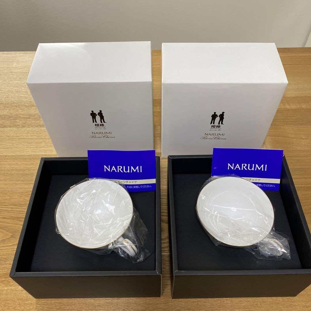 NARUMI カップ＆ソーサー　２客セット NARUMI ティーカップ・ソーサーセット 2客セット - メルカリ