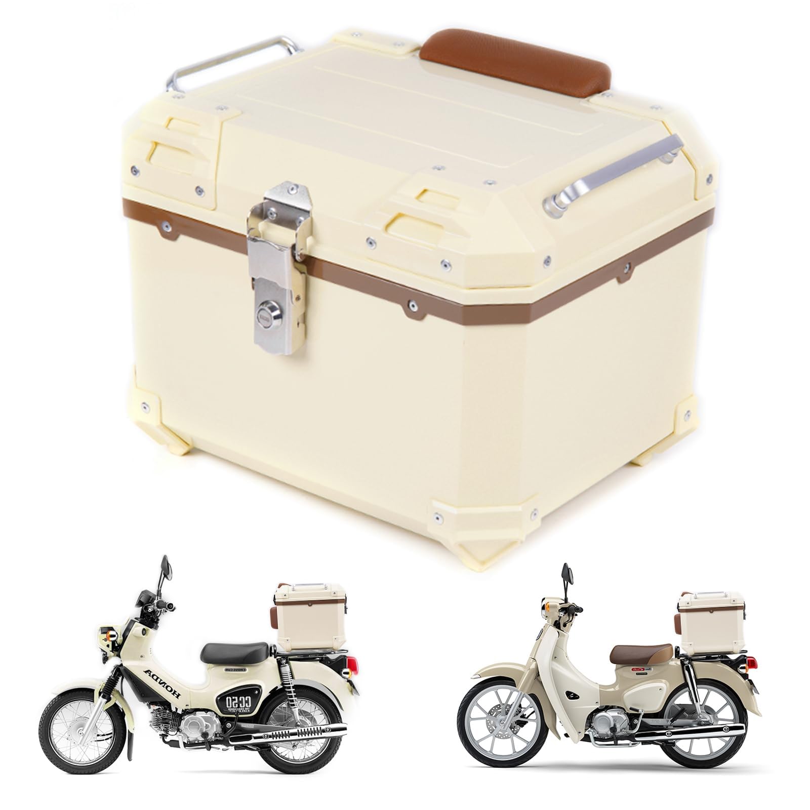 送料込み☆HONDA ジャイロ等 鍵付きデリバリーBOX 荷物入れ バイク用