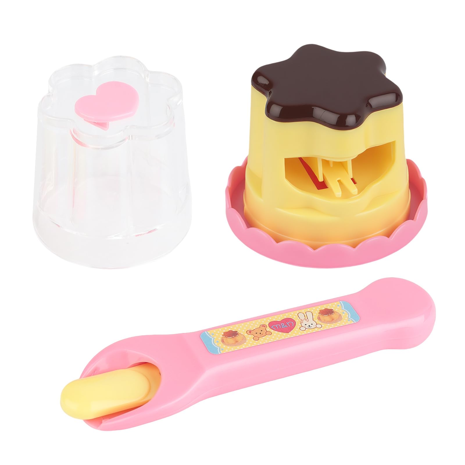 Pudding Snack Feeding Toy - Cute Kitchen Food Toy for Doll Accessories, Kids Pretend Role Play Toys for Girls Baby Toddler Aged 3+