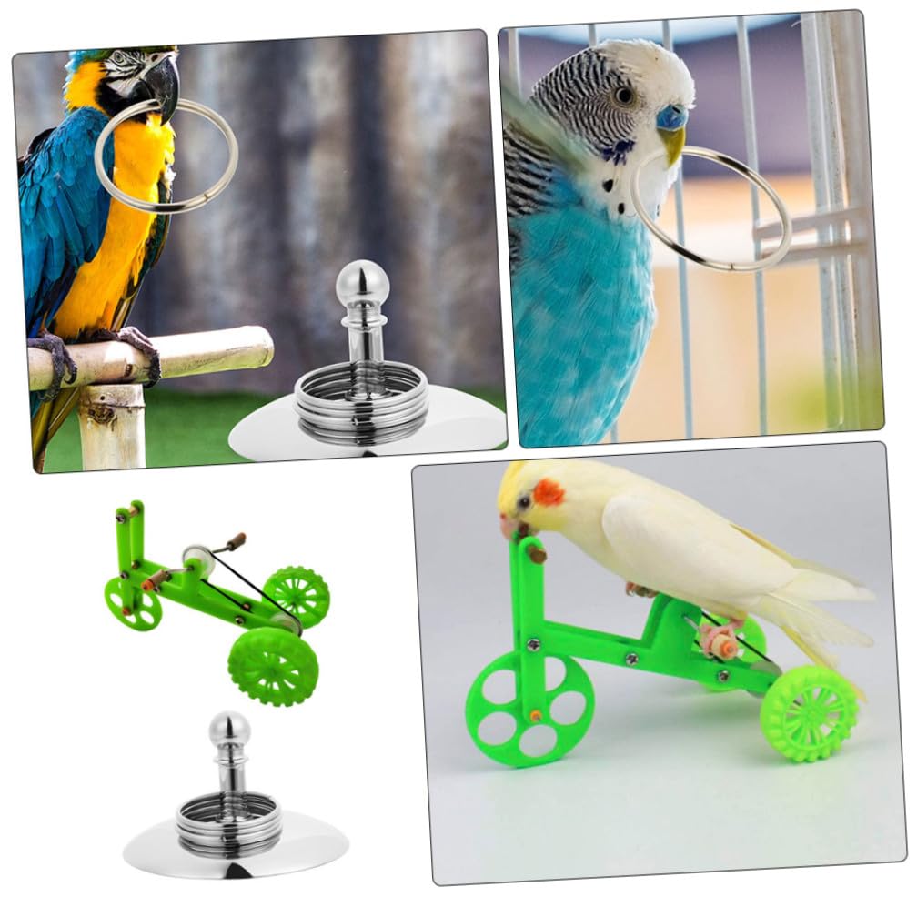 BESPORTBLE 2sets Gioco Per Pappagalli Giocattolo Interattivo Per Allenamento Intelligente Adatto Cockatiel Design e Divertente Per Sviluppo Intellettivo Degli Uccelli Facile Da Spostare e